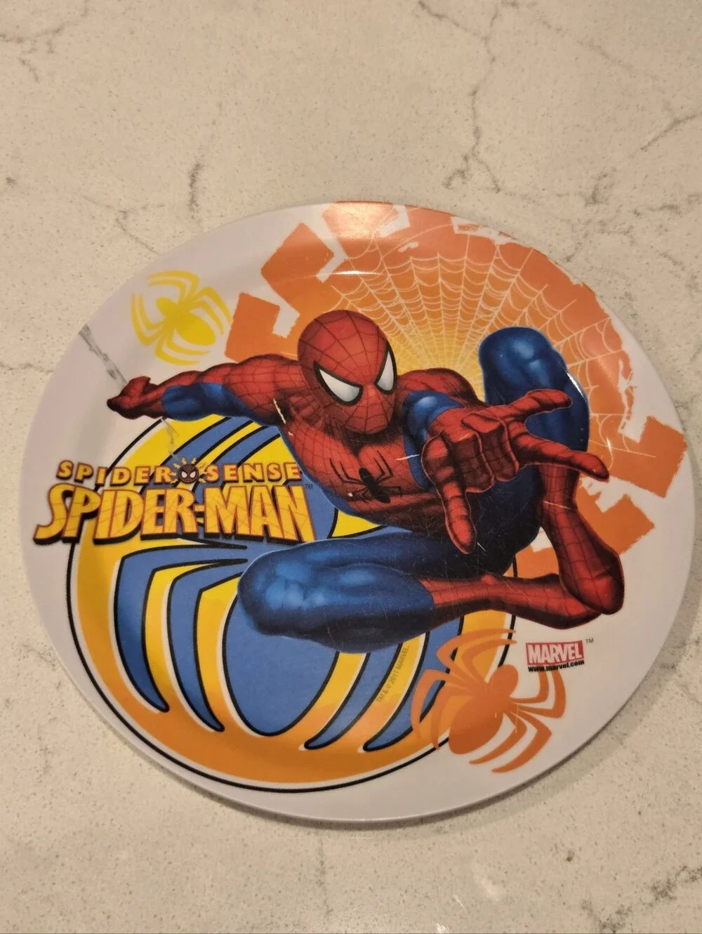 2011 Zak Spider Man plate